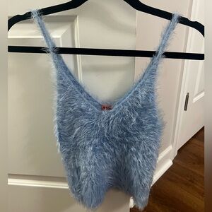 UNIQ Fuzzy Blue Sweater